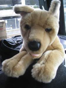 StuffedGermanShepherdTrainPet